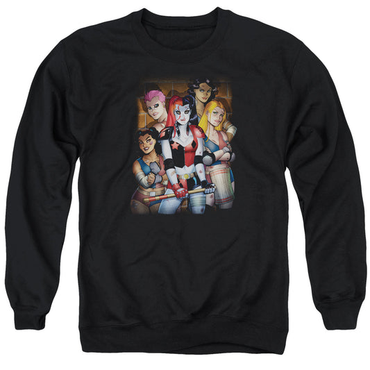 Batman Bad Girls Mens Crewneck Sweatshirt Black