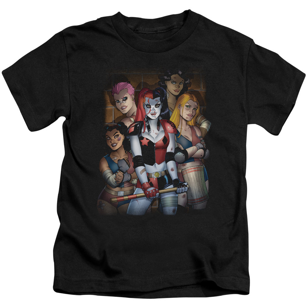 Batman Bad Girls Juvenile Kids Youth T Shirt Black
