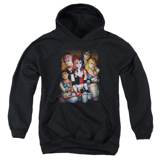 Batman Bad Girls Kids Youth Hoodie Black