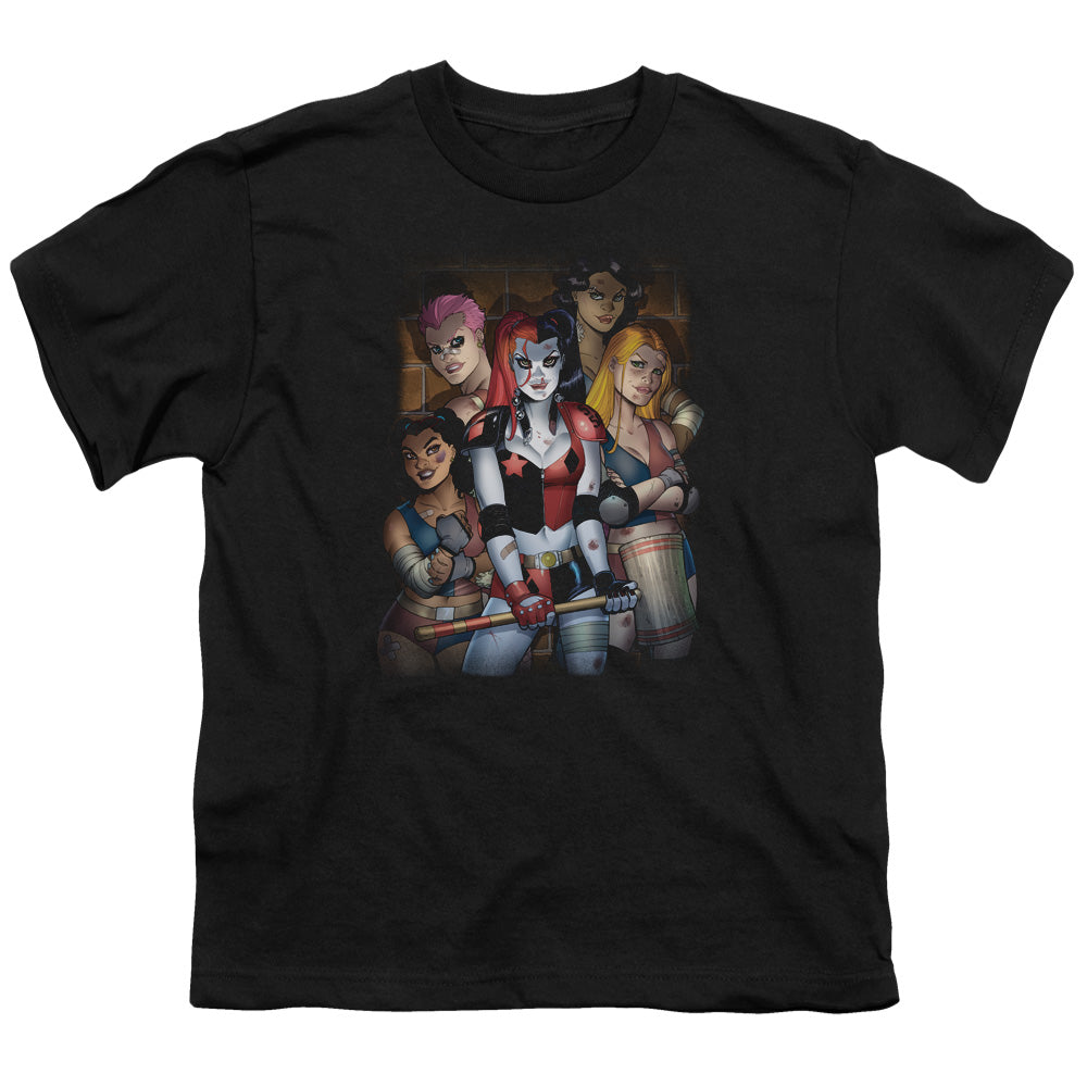 Batman Bad Girls Kids Youth T Shirt Black
