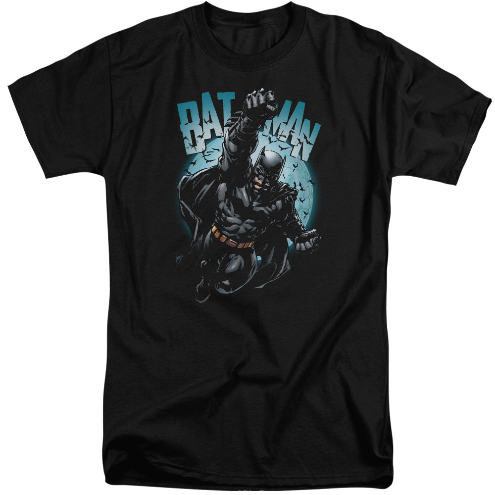 Batman Moon Knight Mens Tall T Shirt Black