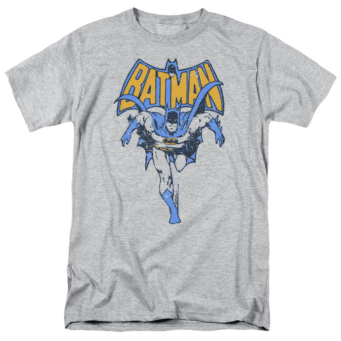 Batman Vintage Run Mens T Shirt Athletic Heather