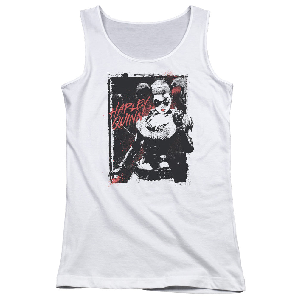 Batman House Call Womens Tank Top Shirt White