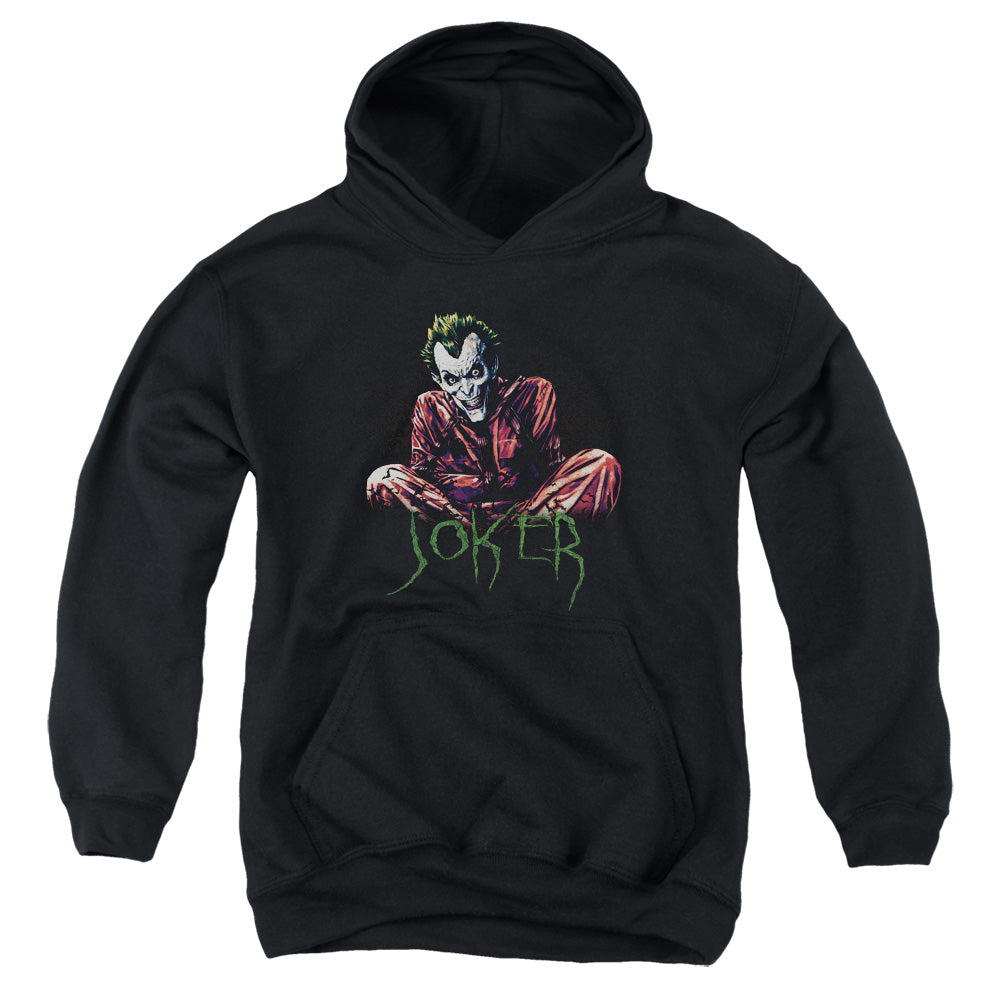 Batman Straight Jacket Kids Youth Hoodie Black