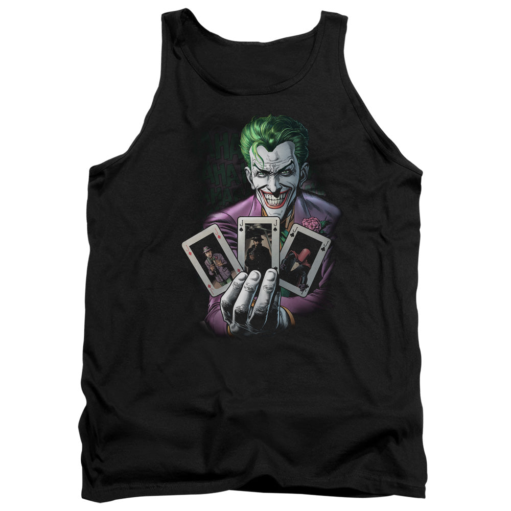 Batman 3 Of A Kind Mens Tank Top Shirt Black