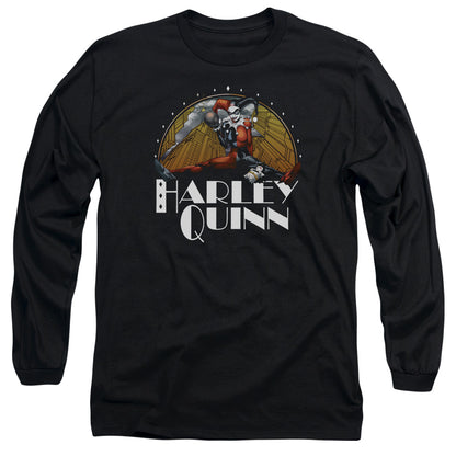 Batman Play Date Mens Long Sleeve Shirt Black