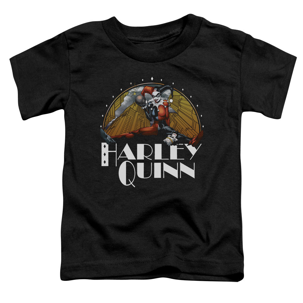Batman Play Date Toddler Kids Youth T Shirt Black