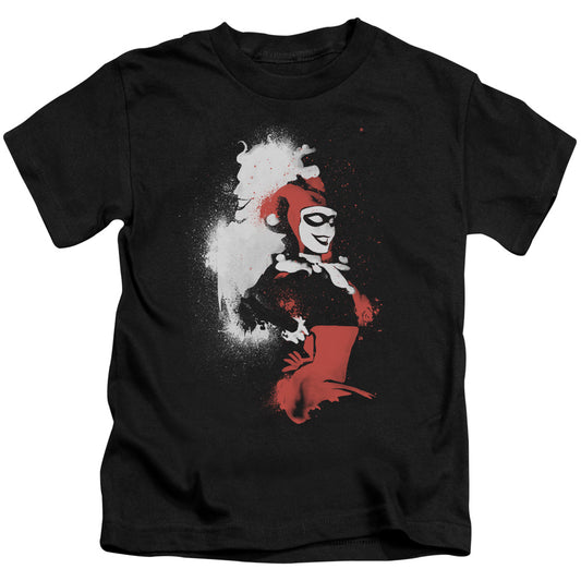 Batman Splatered Couple Juvenile Kids Youth T Shirt Black