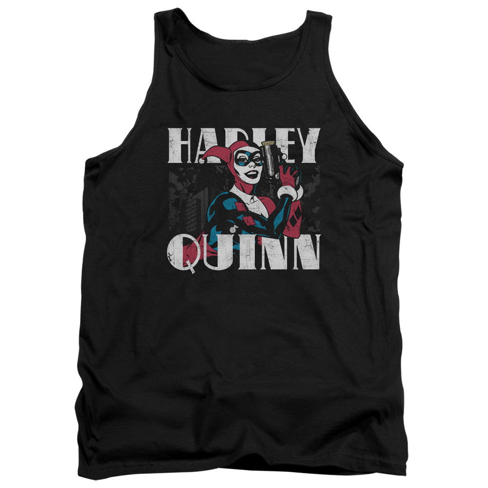 Batman Harley Bold Mens Tank Top Shirt Black