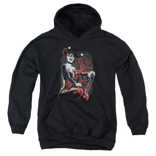 Batman Laugh It Up Kids Youth Hoodie Black