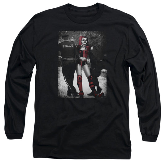 Batman Arrest Mens Long Sleeve Shirt Black