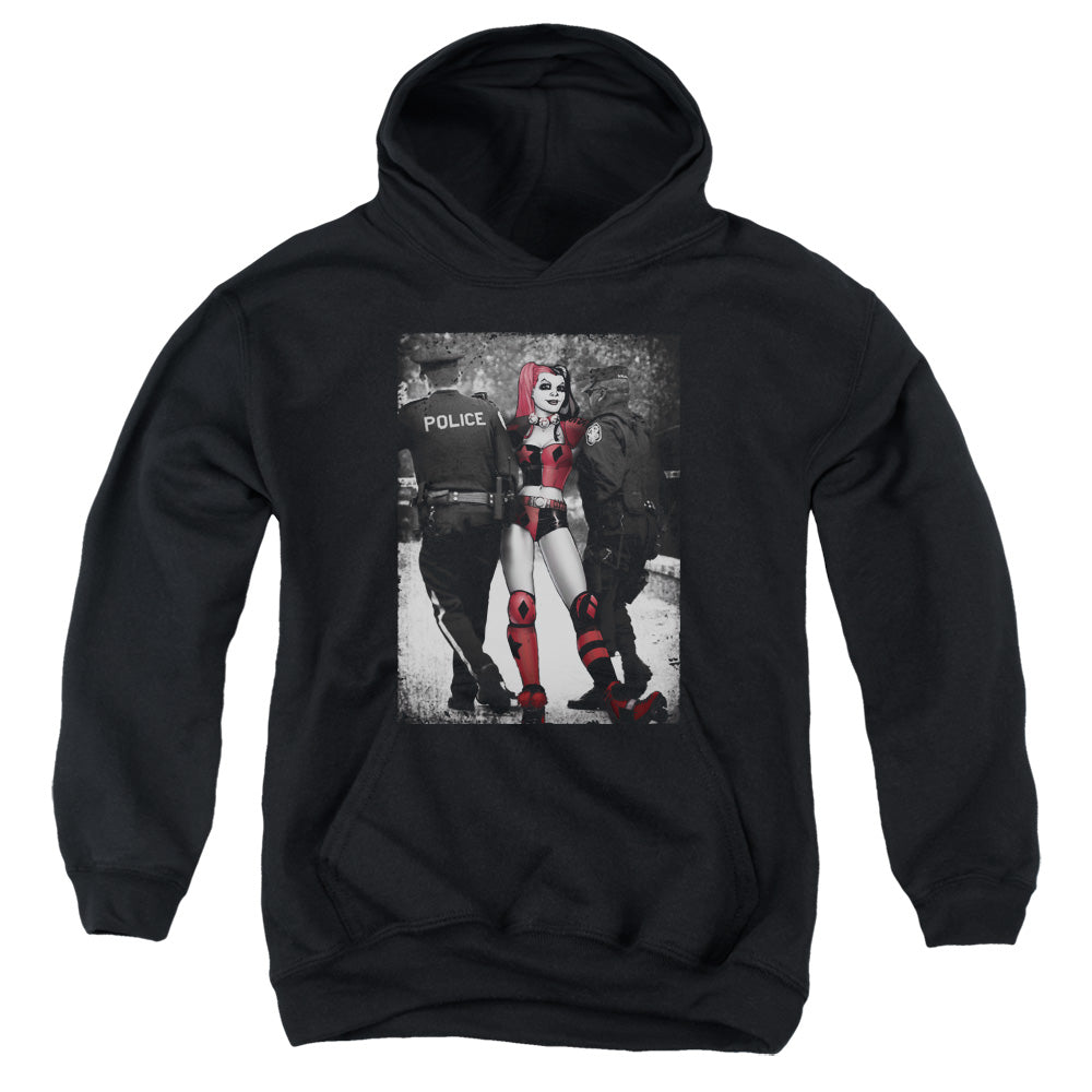 Batman Arrest Kids Youth Hoodie Black