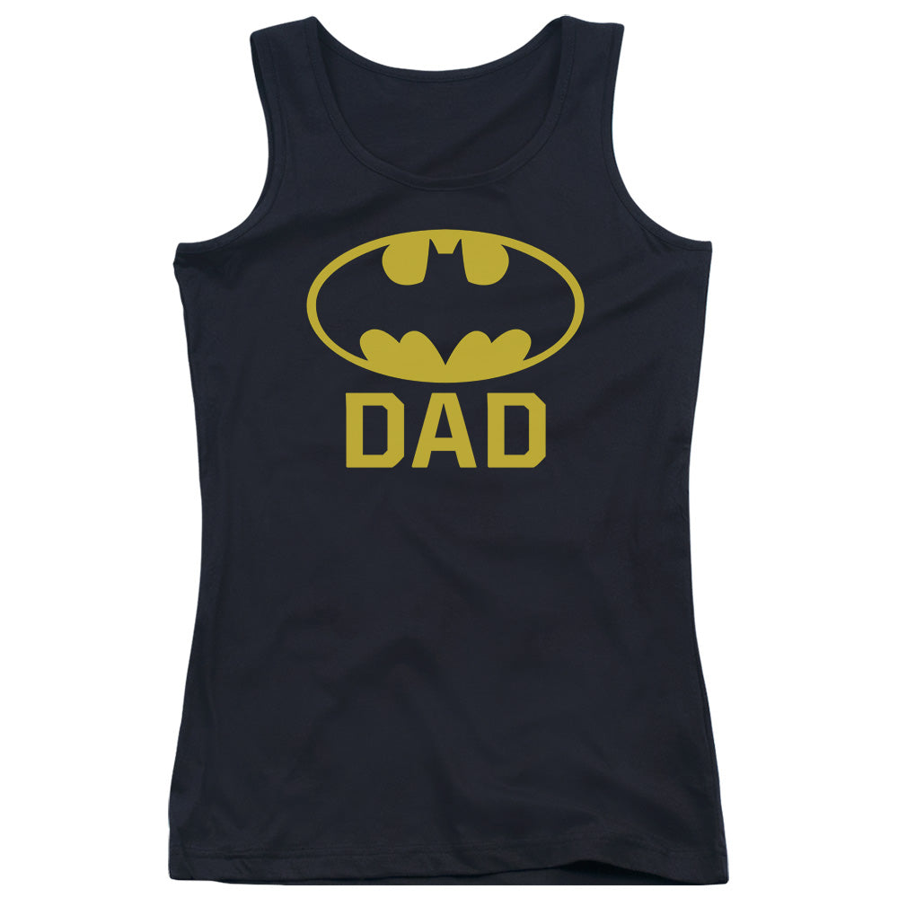 Batman Bat Dad Womens Tank Top Shirt Black