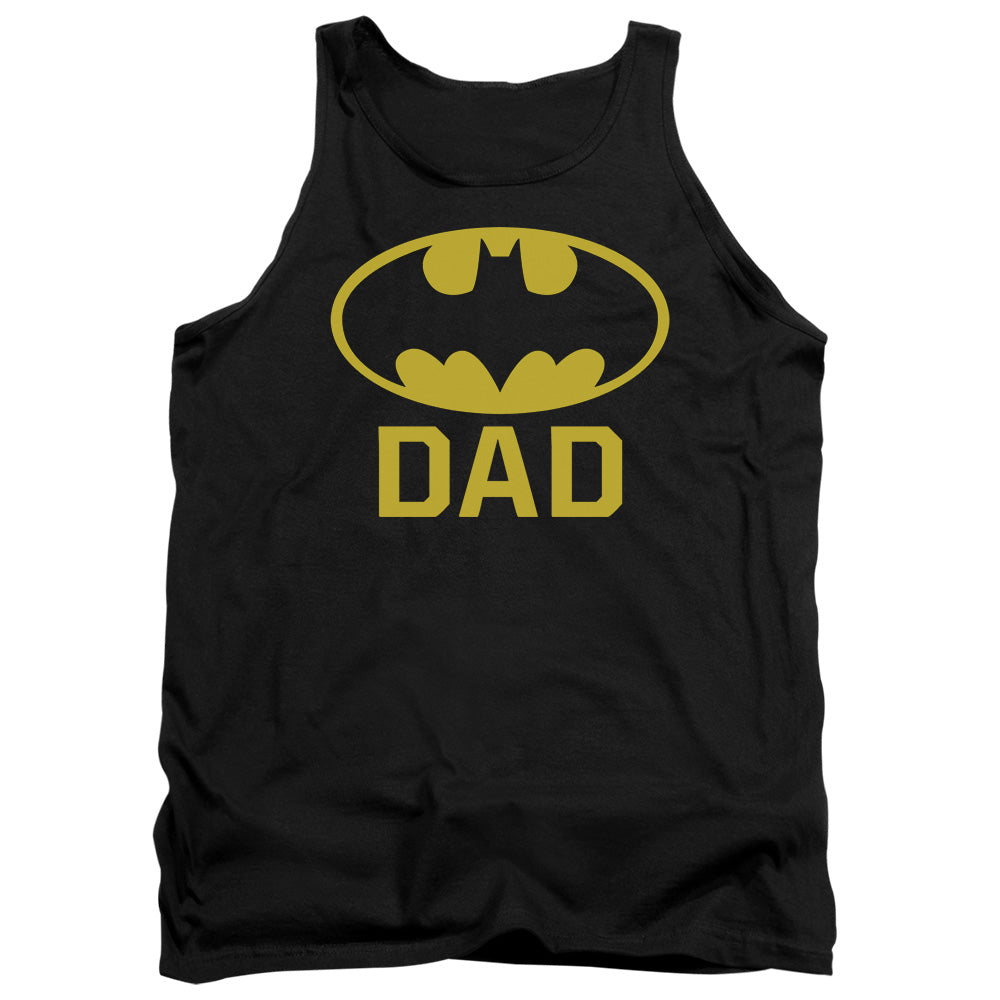 Batman Bat Dad Mens Tank Top Shirt Black