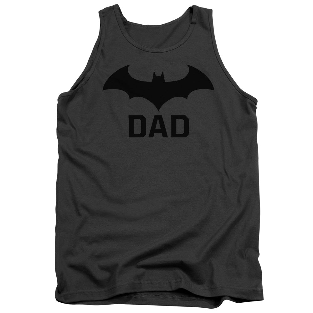 Batman Hush Dad Mens Tank Top Shirt Charcoal