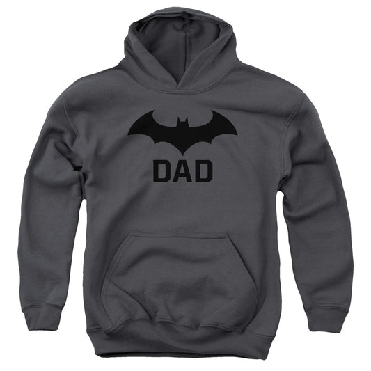 Batman Hush Dad Kids Youth Hoodie Charcoal