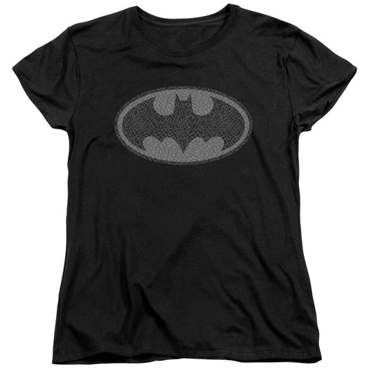 Batman Elephant Signal Womens T Shirt Black