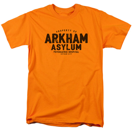 Batman Arkham Asylum Mens T Shirt Orange