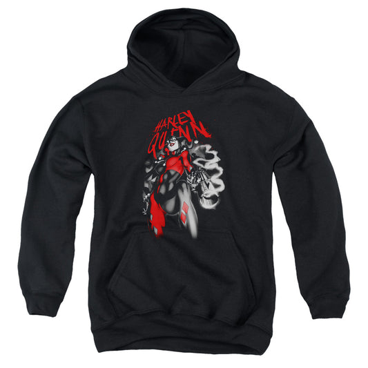 Batman Down The Barrel Kids Youth Hoodie Black