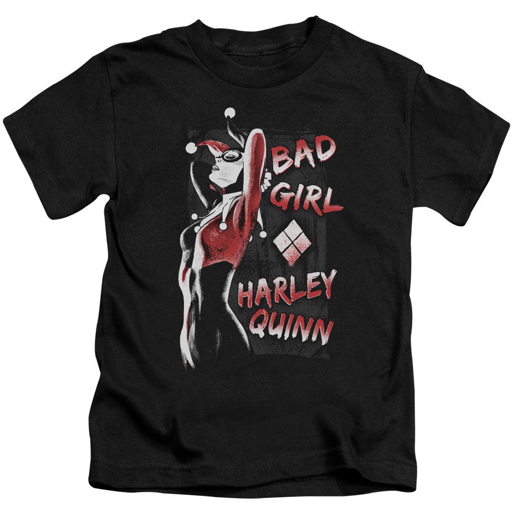 Batman Bad Girl Juvenile Kids Youth T Shirt Black