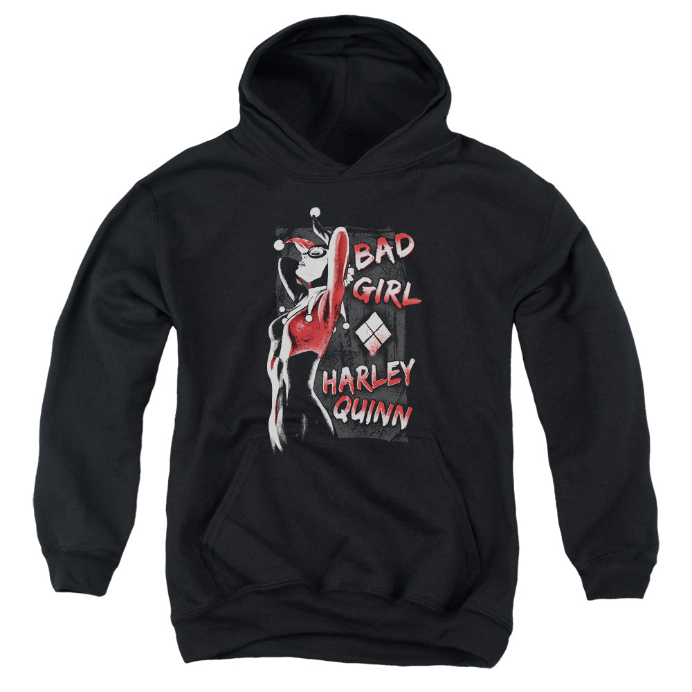 Batman Bad Girl Kids Youth Hoodie Black
