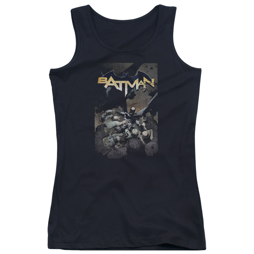 Batman Batman One Womens Tank Top Shirt Black