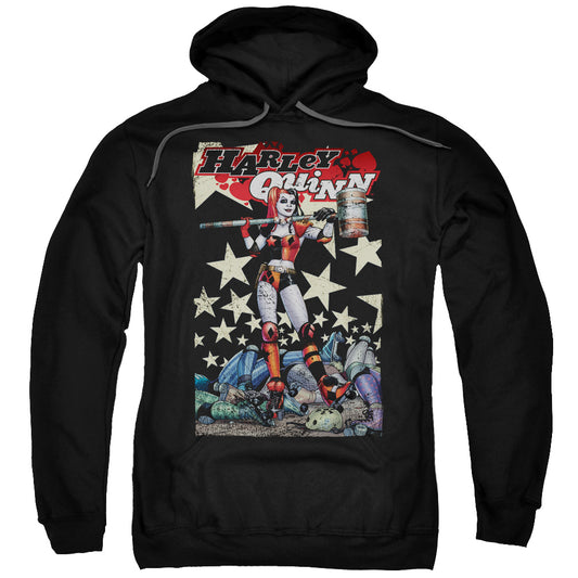 Batman Quinn One Mens Hoodie Black