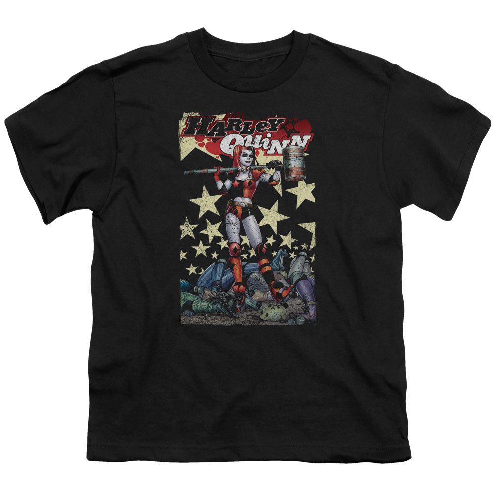 Batman Quinn One Kids Youth T Shirt Black