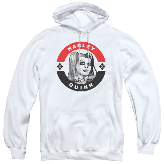 Batman Harley President Circle Mens Hoodie White