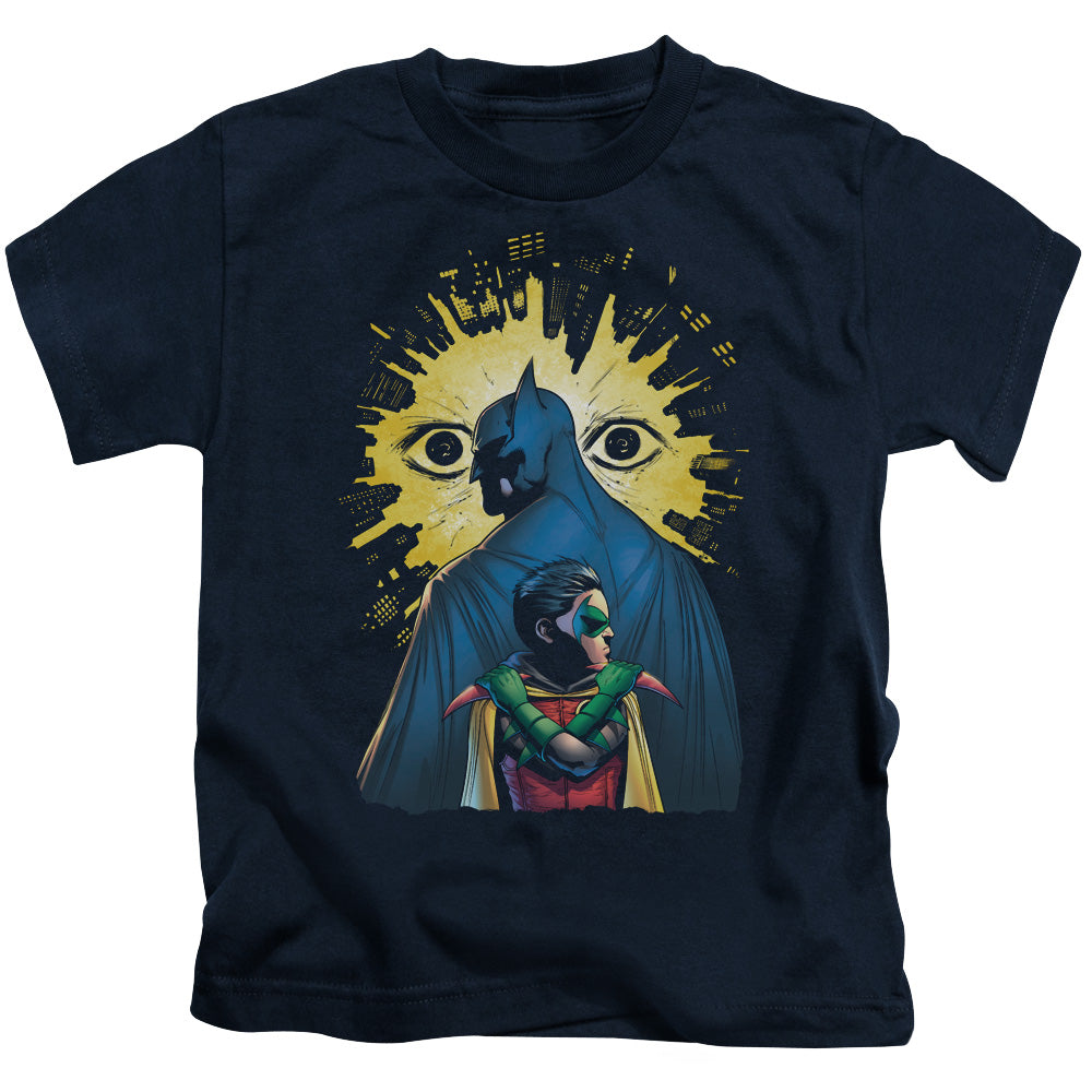 Batman Watchers Juvenile Kids Youth T Shirt Navy Blue