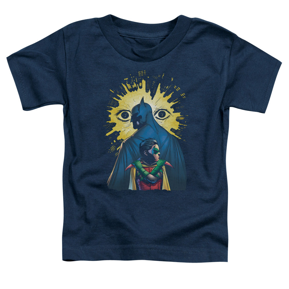Batman Watchers Toddler Kids Youth T Shirt Navy Blue