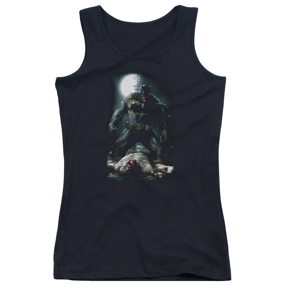 Batman Mudhole Womens Tank Top Shirt Black