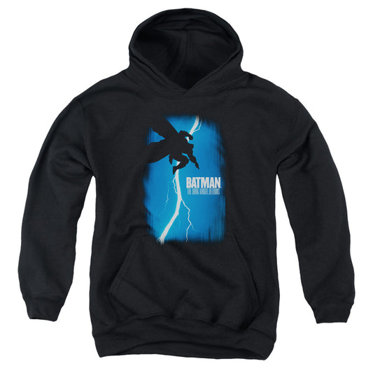 Batman Dkr Cover Kids Youth Hoodie Black
