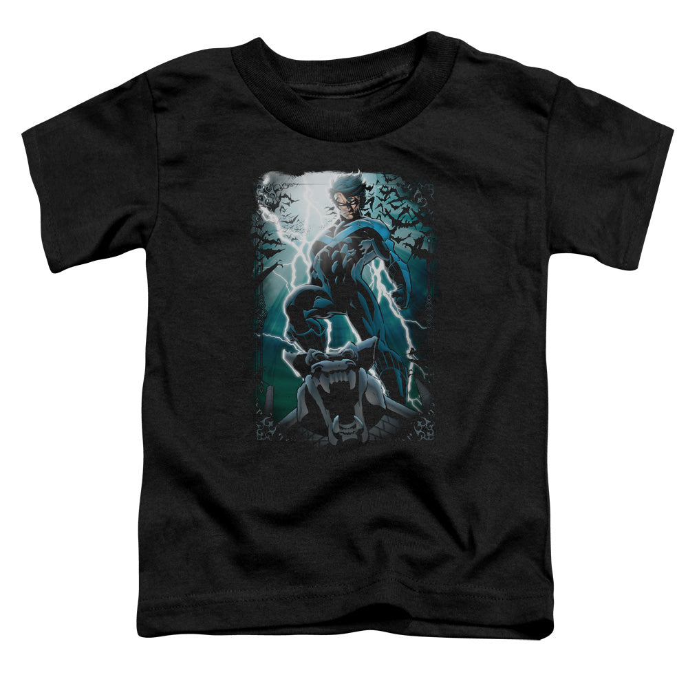 Batman Night Light Toddler Kids Youth T Shirt Black