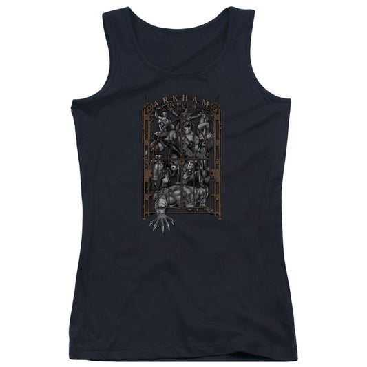 Batman Arkhams Gate Womens Tank Top Shirt Black