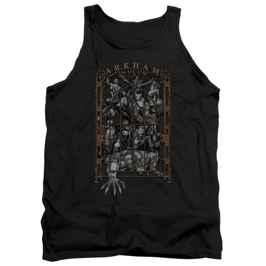 Batman Arkhams Gate Mens Tank Top Shirt Black