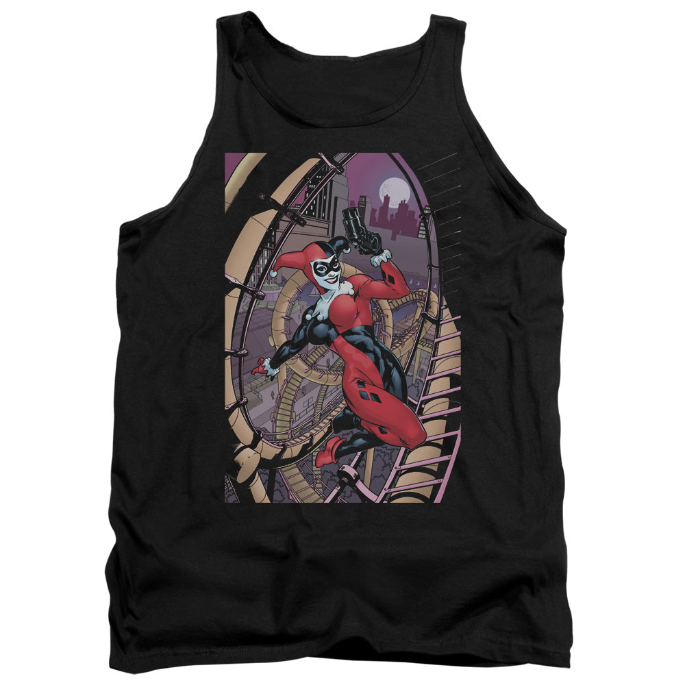 Batman Harley First Mens Tank Top Shirt Black