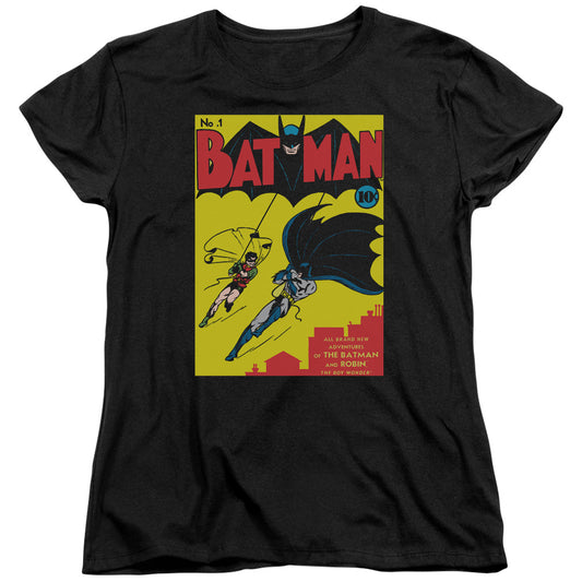 Batman Batman First Womens T Shirt Black
