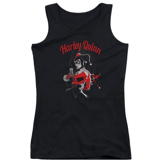 Batman Spring Gun Womens Tank Top Shirt Black