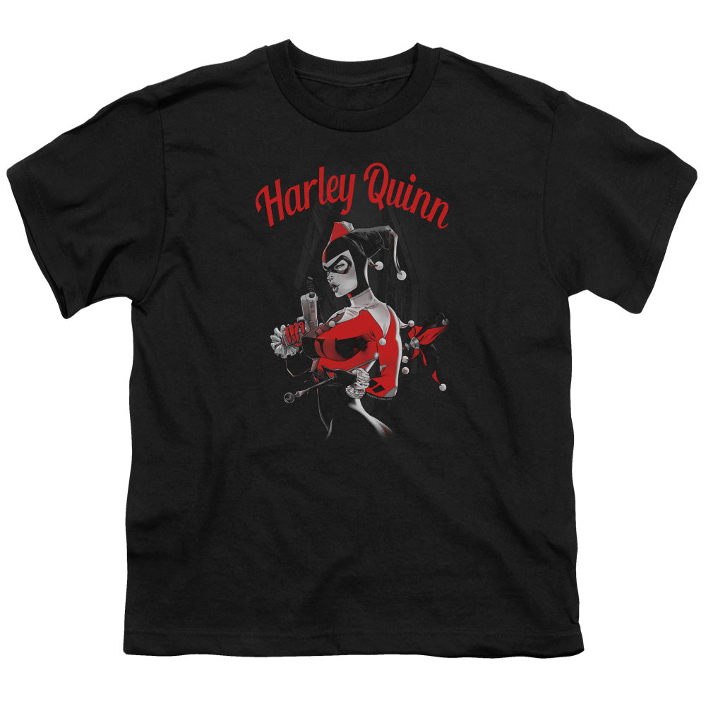 Batman Spring Gun Kids Youth T Shirt Black