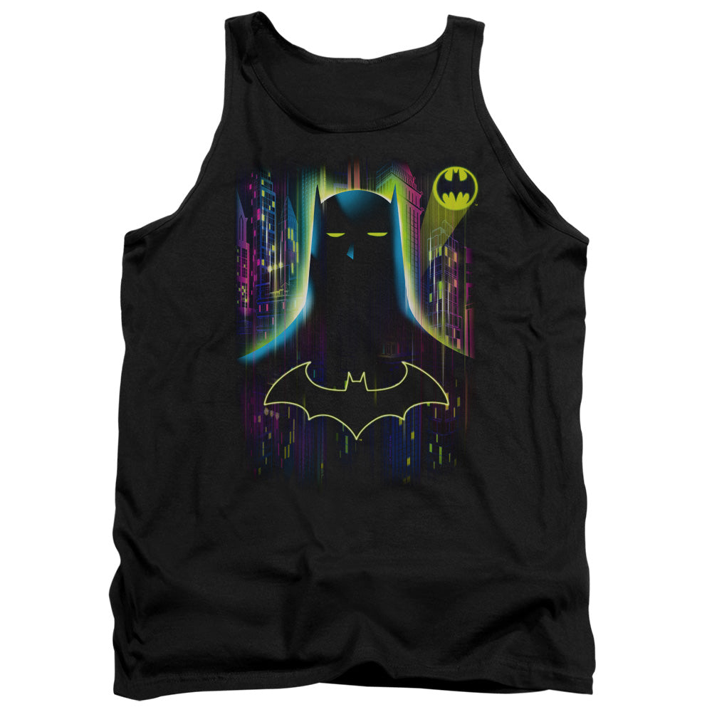 Batman Knight Lights Mens Tank Top Shirt Black