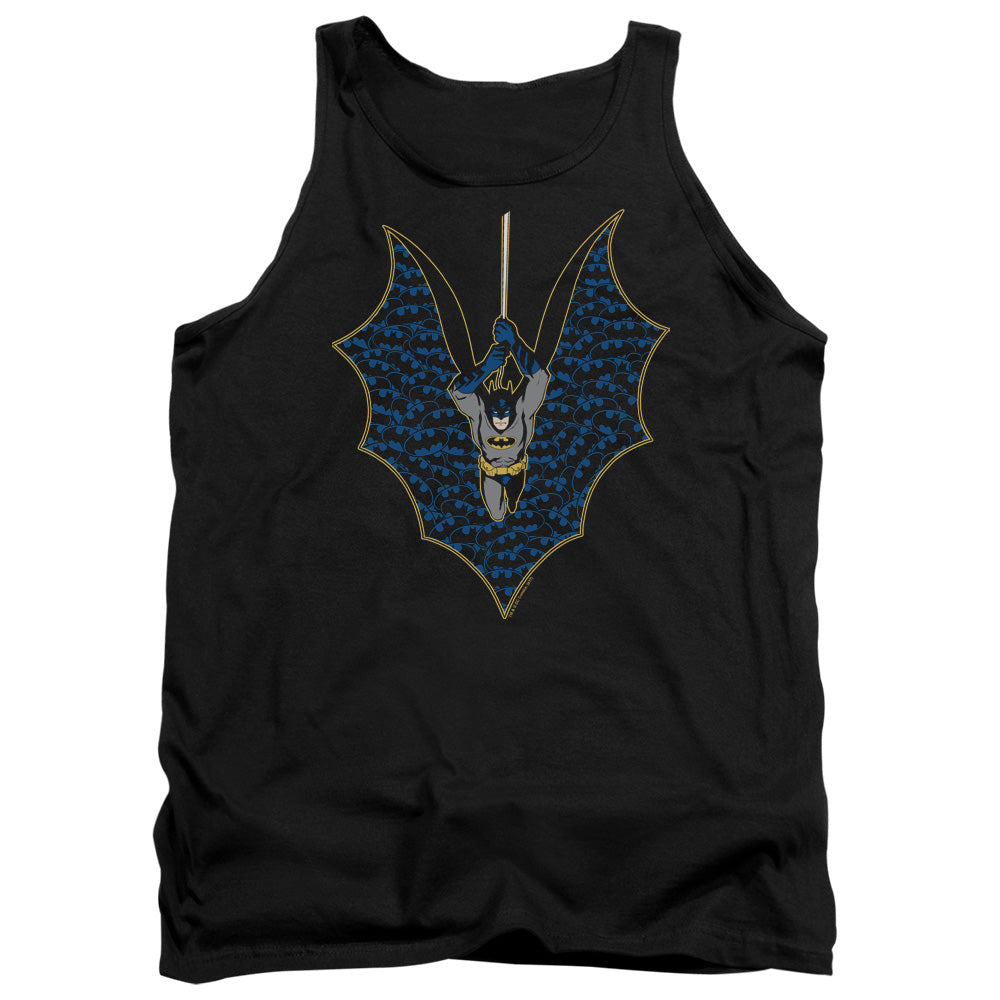 Batman Bat Fill Mens Tank Top Shirt Black