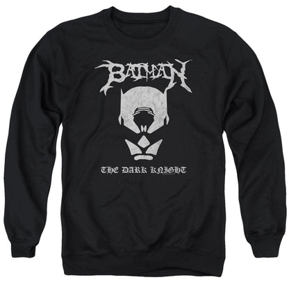 Batman Black Metal Batman Mens Crewneck Sweatshirt Black