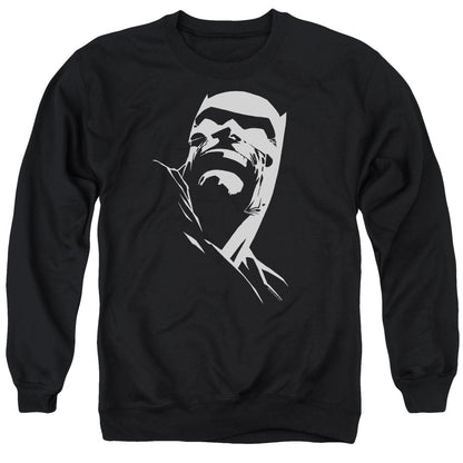 Batman Dkr Head Mens Crewneck Sweatshirt Black