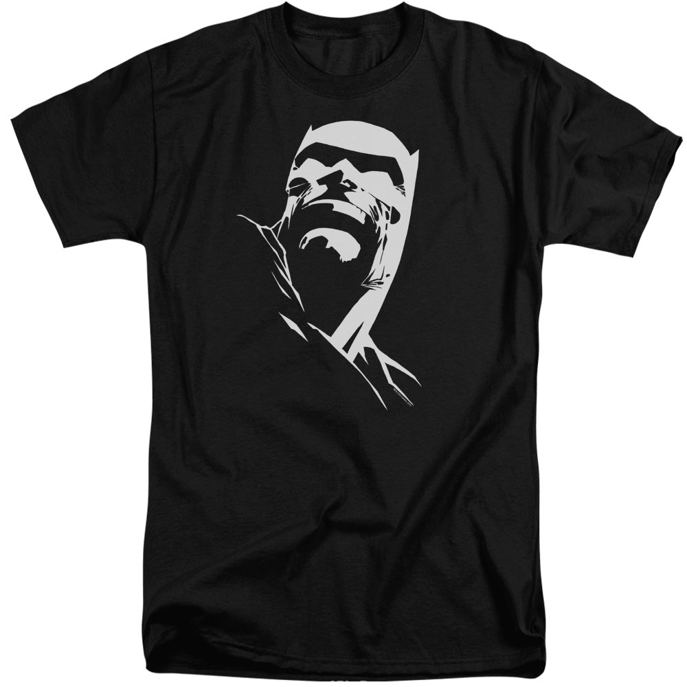 Batman Dkr Head Mens Tall T Shirt Black