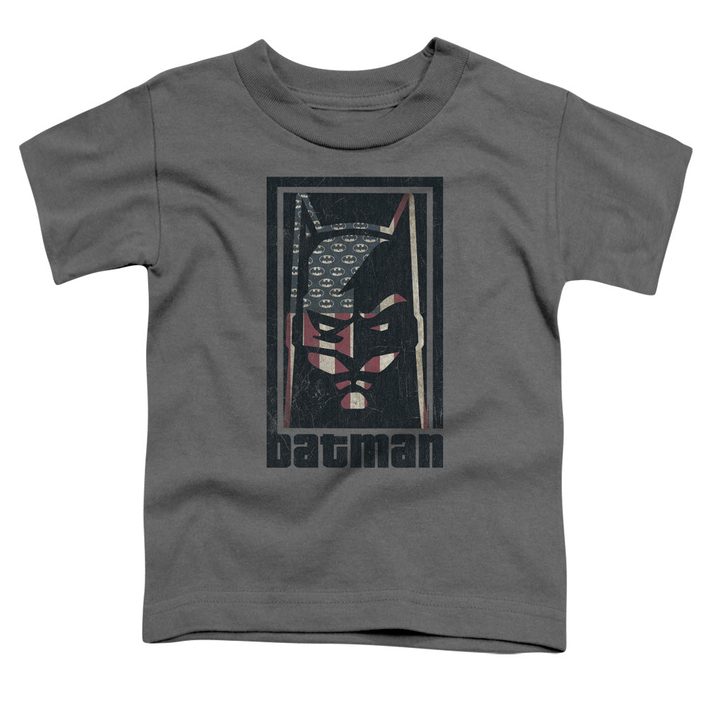 Batman American Batman Toddler Kids Youth T Shirt Charcoal