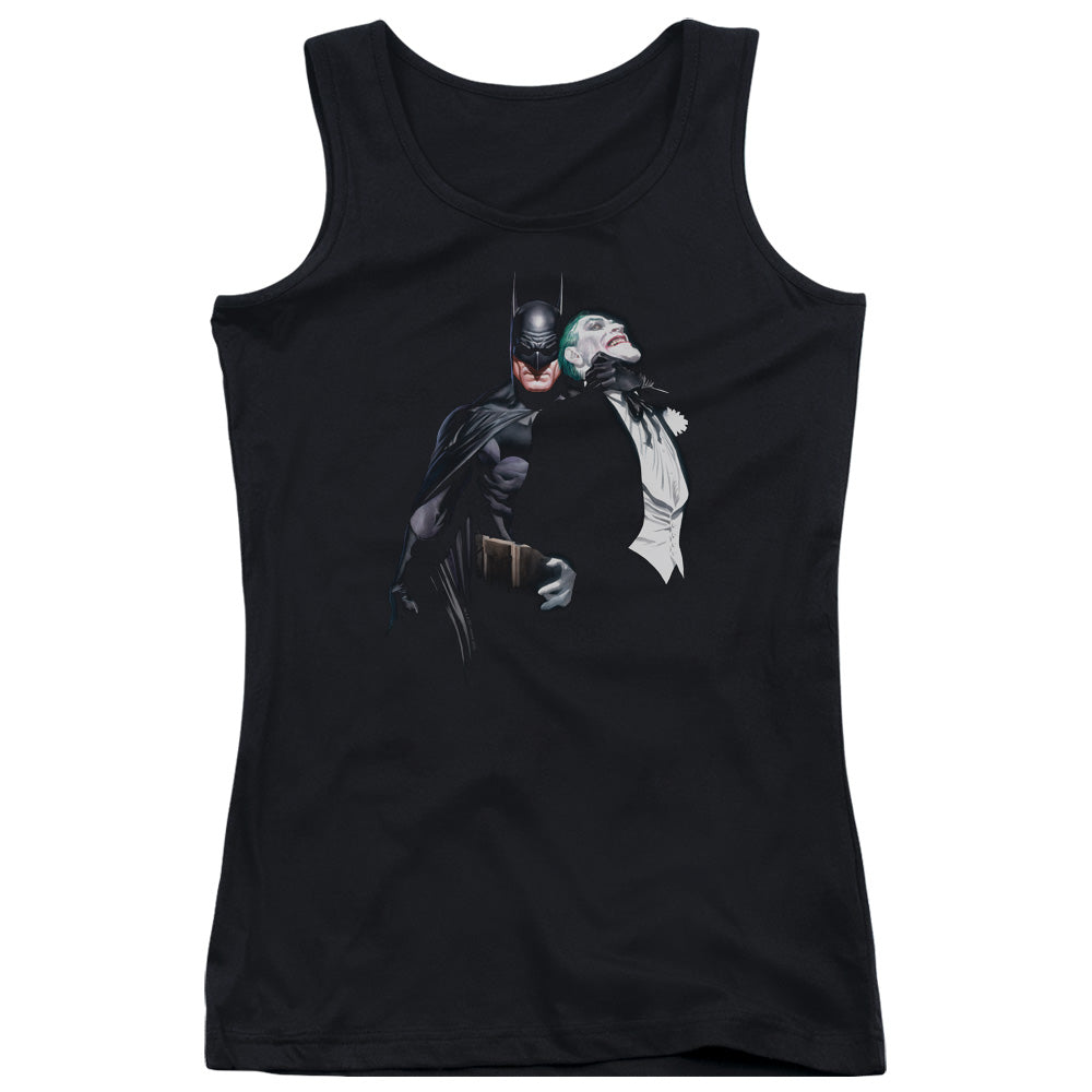 Batman Joker Choke Womens Tank Top Shirt Black