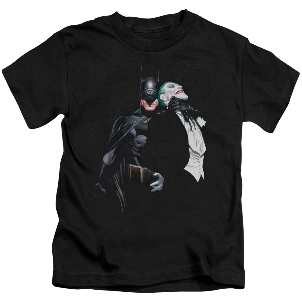 Batman Joker Choke Juvenile Kids Youth T Shirt Black