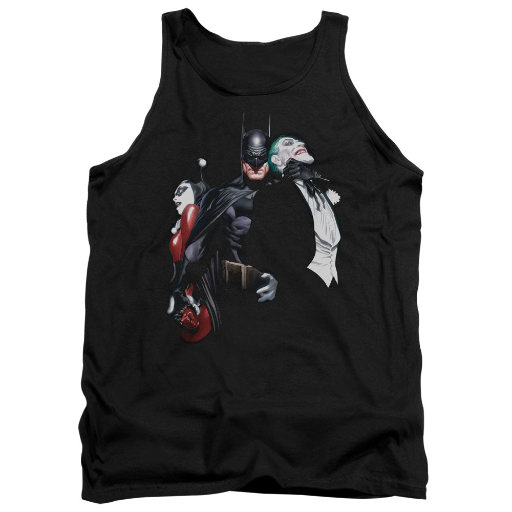 Batman Joker Harley Choke Mens Tank Top Shirt Black