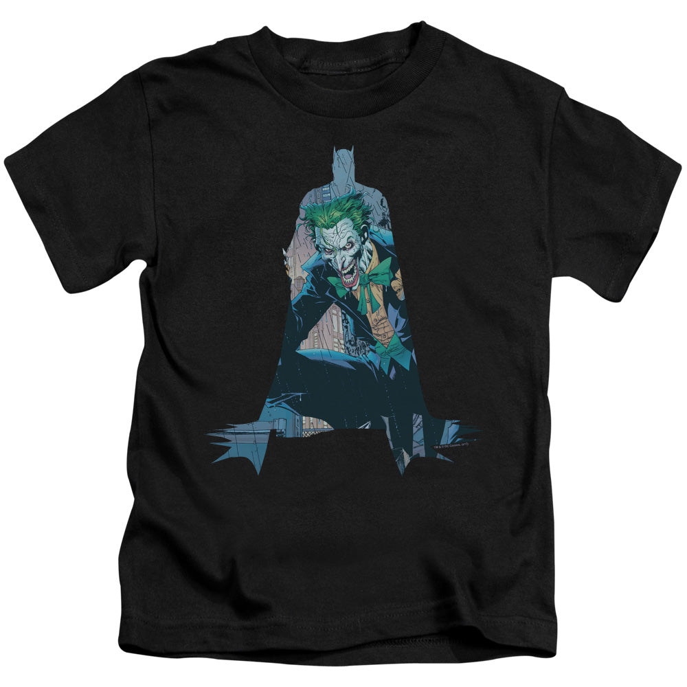 Batman Scene Inside Juvenile Kids Youth T Shirt Black